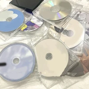 5Pcs Plastic Transparent DVD Case Empty CD Case CD Storage Box for Home - Afbeelding 1 van 9