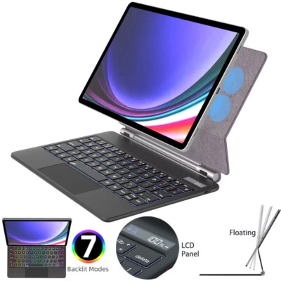 TECHGEAR Magic Keyboard For Samsung Galaxy Tab S11 S7 S8 S9 / FE S10 FE S10 Plus S10 Lite