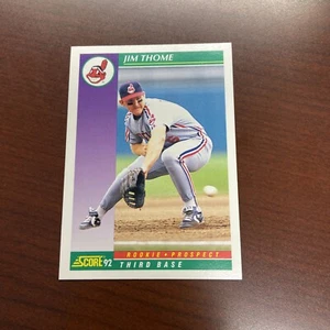 ROOKIE Prospect Jim THOME 1992 Score Baseball Card #859 NEAR MINT FS - Picture 1 of 10