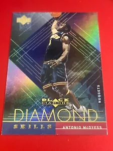 1999-00 Upper Deck Black Diamond #DS9 Antonio McDyess Diamond Skills - Imagen 1 de 2