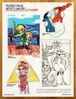 2002 Nintendo Power Fan Art Page Ad/Poster Zelda Link Pokemon Sonic 90s Kid Gift