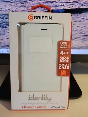 Griffin Identity iphone 6 Plus White Wallet Case NEW - Image 1 of 2
