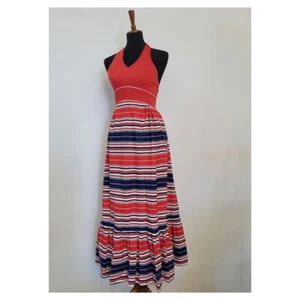 Vintage 1960's Halter Summer Dress - Picture 1 of 7