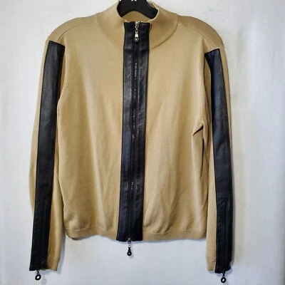 Женская куртка на молнии Jamie Sadock среднего размера с ложным воротником и карманами из шелковой смеси  - Изображение 1 из 4