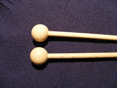HOLZ SCHLÄGEL für GLOCKENSPIELE 21x2 cm Xylophon Schläger Schlegel Metallophon - Bild 1 von 2