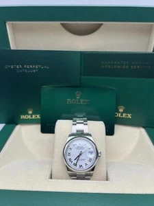 Rolex Datejust 31mm MidSize 278240 White Roman Dial Oyster Steel Box Papers - Picture 1 of 10