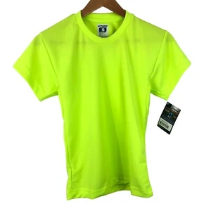 Champro Youth Size Small Neon Green Short Sleeve Baseball Softball Jersey Shirt - Picture 1 of 8