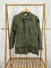 VTG Vietnam Era Military Tropical Combat Jungle Shirt Slant Pocket Jacket Size S