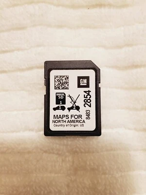 Tarjeta SD CHEVROLET GMC 2020-2022 navegación 8483 2854 fábrica GM OEM Foto 1 de 2