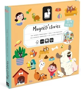 LIBRO DE CUENTOS JANOD MAGNETI MASCOTAS NUEVO 3-8 AÑOS 30 X IMANES - Imagen 1 de 4