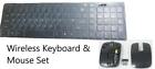 BLACK Wireless Thin Keyboard + NumberPad & Mouse for Samsung UE40ES5500 Smart TV