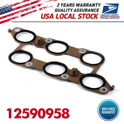 12590958 Juntas de colector de admisión ajuste inferior para GMC Acadia SL 2010-2013,2016 3,6 L Foto 1 de 4