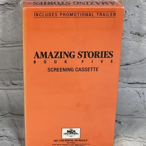 Amazing Stories Book Five VHS Tape Rare Promo Screening New Milton Berle - Imagen 1 de 4