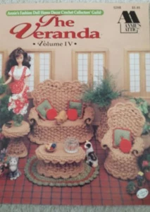 Annie's Attic The Veranda For Fashion Doll Crochet Pattern 1992 - Picture 1 of 2