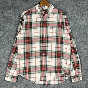 Camicia Rugby Ralph Lauren Uomo Taglia M Rossa Plaid Campus Classica Vintage Flanella - Foto 1 di 18