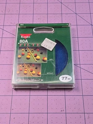 Kenko 80A 77mm Blue Filter - NEW - Image 1 of 4