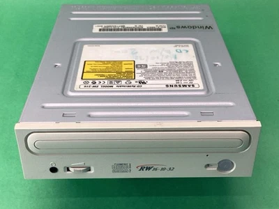 BEIGE Samsung SW-216 IDE Internal Desktop CDROM CD Rewritable Drive - UNTESTED - Image 1 of 4