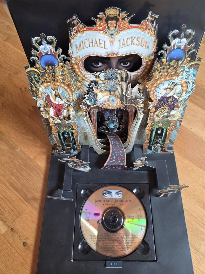 Michael Jackson Dangerous - Collector's Edition First Printing 1992 - CD Pop-Up - Photo 1/4