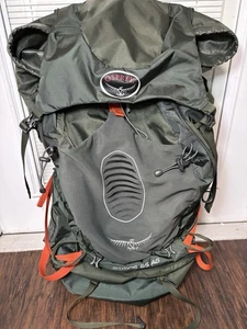 Osprey Atmos AG 65 Zaino Escursionismo Antigravità Sospensione Medio Verde Day Pack - Foto 1 di 13
