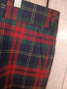 Vintage Lord & Taylor TAYLORD Flannel Wool Bell Bottoms Pants Men's 44 x 31.5 - Picture 1 of 10
