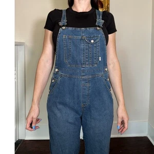Mono vaquero vintage 100 % algodón azul marino talla pequeña - Imagen 1 de 13