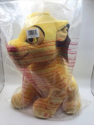 Peluche de 13 pulgadas Simba Lion Cub juguete de Disney El Rey León figura suave y tierna Foto 1 de 4