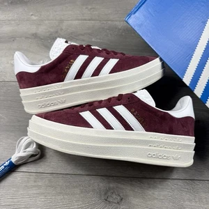 Adidas Gazelle Negrita / Triple Suela 'Rojo Sombra / Blanco' - Talla UK 6 / EU 39 1/3 - Imagen 1 de 10