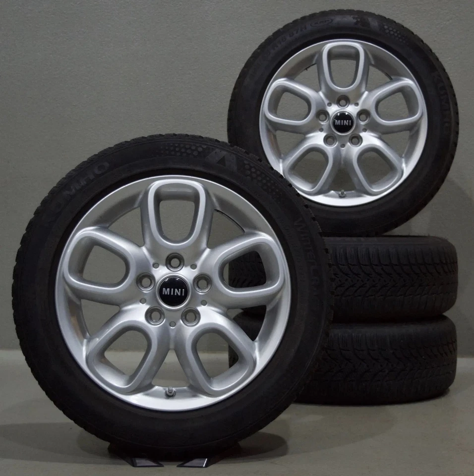 Original Mini Cooper F55 F56 F57 16 Zoll Winterreifen 494 Reifen TOP +5,6mm TOP! - Bild 1 von 4