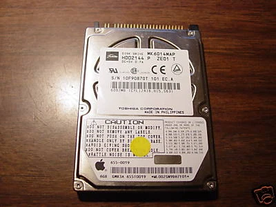 Lot of (5) Laptop IDE 20GB HD PC/MAC  - Image 1 of 1