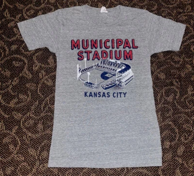 Women’s Charlie Hustle Kansas City KC Made In USA Municipal Stadium Size XS - Image 1 of 4