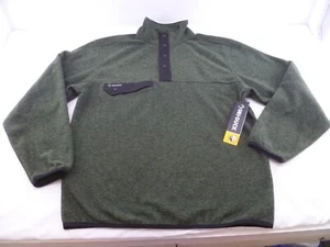 NEW Men's Dri Duck Denali Mountain Fleece Pullover, Small, Fatigua Green (7352) - Picture 1 of 13
