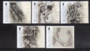 GIBRALTAR 2014 75th anniv Evacuation set MNH - Picture 1 of 1