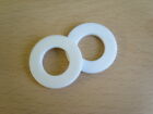 2 ERTALYTE PLASTIC WASHERS 30mmOD 16mmID 3mmTHICK