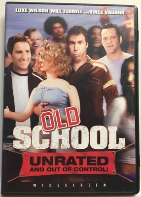 Old School (DVD,2003,Unrated,Widescreen) Will Ferrell,Vince Vaughn,Luke Wilson - Image 1 of 4