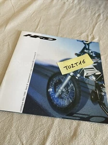 HRD 1999 50 SX GS Sonic 2 Prospecto Catálogo Folleto Moto - Imagen 1 de 6