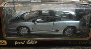 MAISTO 1992 JAGUAR XJ220 PLATA edición especial #31807 ~ escala 1/18 ~ con caja - Imagen 1 de 9