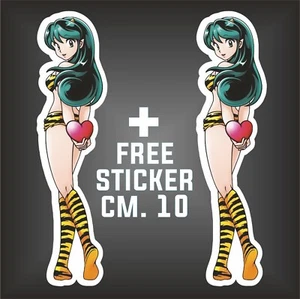 adesivo Lamu decal aufkleber +1 FREE STICKER CM.10 - Foto 1 di 1