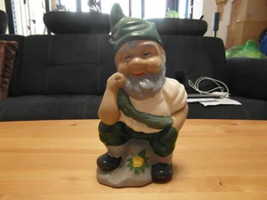 Original Gartenzwerg echte Keramik liebevoll bemalt 30cm - Bild 1 von 3
