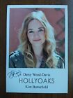 Daisy Wood Davis Kim Butterfield Hollyoaks Pre Signed Autograph Cast Photo Card