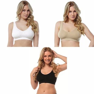 BRAND NEW JML BELVIA PADDED BRA - SMALL, MEDIUM, LARGE, XL, XXL - 3 COLOURS - Picture 1 of 18
