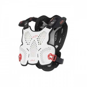 Protector de armadura todoterreno ALPINESTARS A1 Roost blanco pecho/espalda motocross - Imagen 1 de 3
