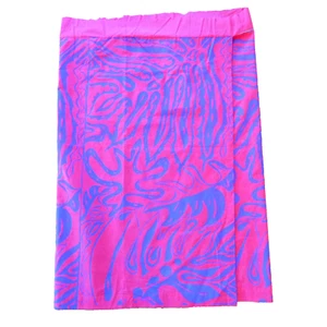 Fiji Hot Pink Purple Batik Skirt Fabric 2 yards Lightweight Cotton Sew Quilting - Imagen 1 de 11