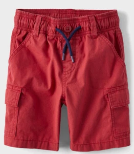 The Children’s Place The Children’s Place Boys Pull On Cargo Shorts - red 8 - Picture 1 of 3