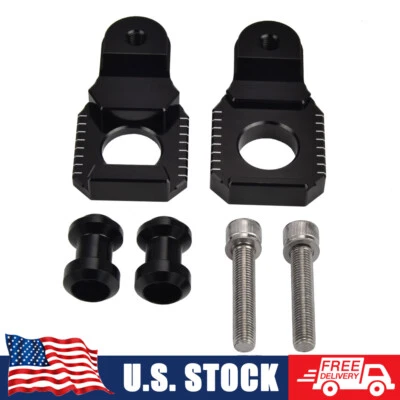 Chain Adjuster Axle Block Spindle Slider Fit Suzuki GSXR 600/750/1000 GSX1300R Foto 1 de 4