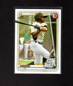 Xavier Edwards 2020 Bowman 1st Bowman card San Diego Padres - Picture 1 of 1