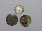 Lot de 3 pièces différentes de l'ancienne Russie URSS - 1956 à 1961 - en circulation