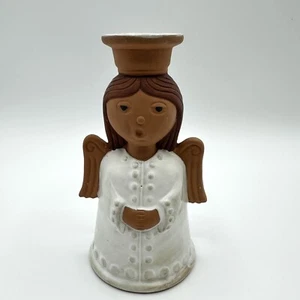 Engel Figur WMF Keramik Kerzenhalter Handbemalt Vintage - Bild 1 von 12