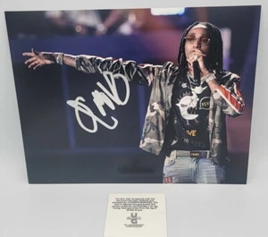 FOTO FIRMADA 8X10 RAPERO QUAVO MIGOS CERTIFICADO DE AUTENTICIDAD LA CULTURA 3 - Imagen 1 de 2
