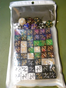 56 Pieces MTG Counter Dice Plus 1 Life Counters +1/+1 Tokens 6 Sided Dice Set - Picture 1 of 4