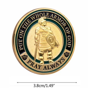Design Challenge Coin Put On the Whole Armor Of God Collection Commemorative - Picture 1 of 8